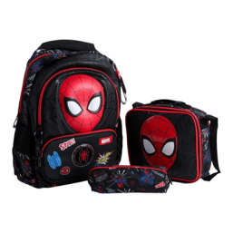 16 Inch Backpack 3 Pcs Set - Spiderman